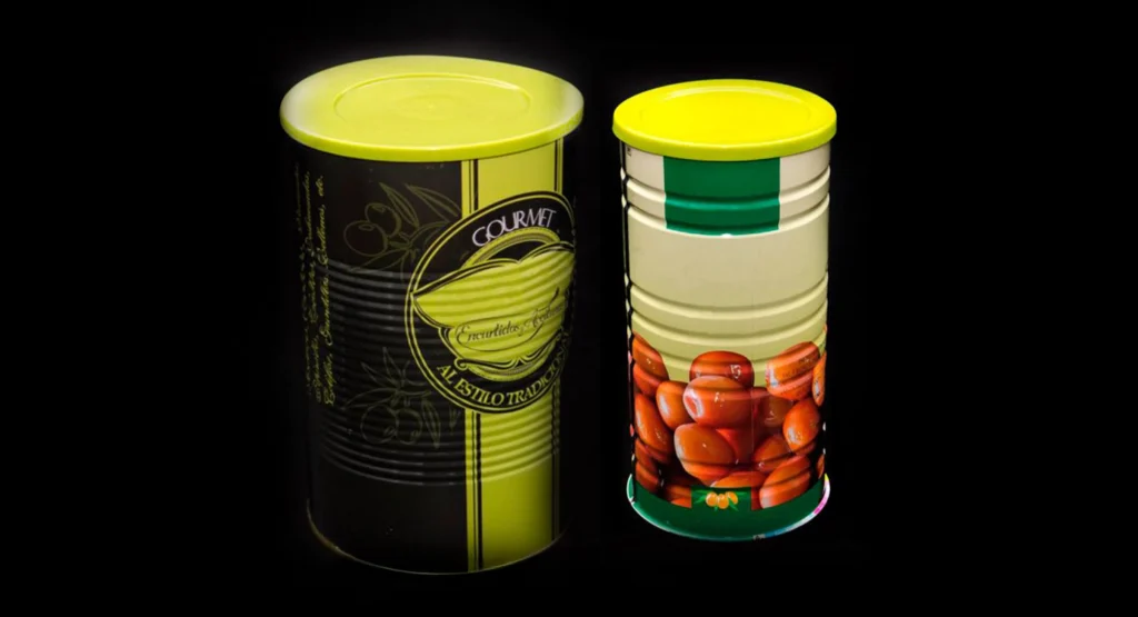 Tapas para envases metálicos